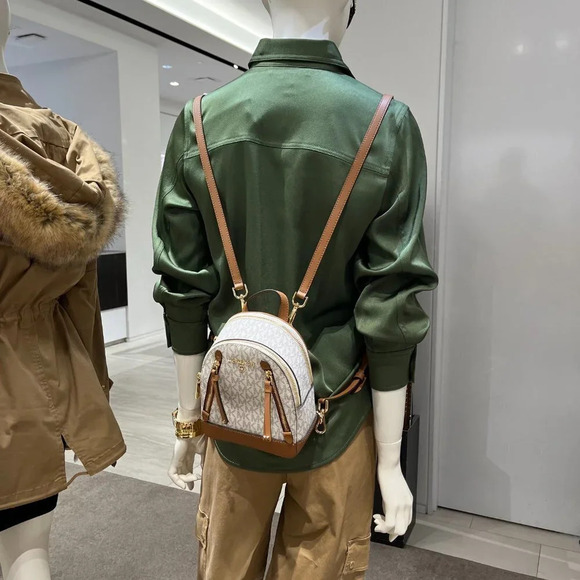 Michael kors Brooklyn Extra-Small Logo Backpack 30R3GBNB0B Vanilla main image 7